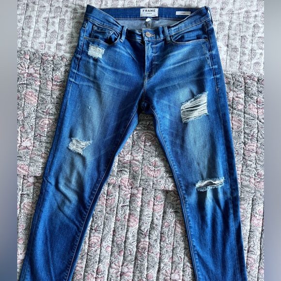 Frame Denim Le Garcon jeans Blue Jay Way - Picture 3 of 5